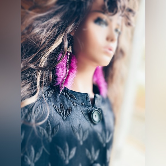 Earrings Feather - Picture 10 of 10